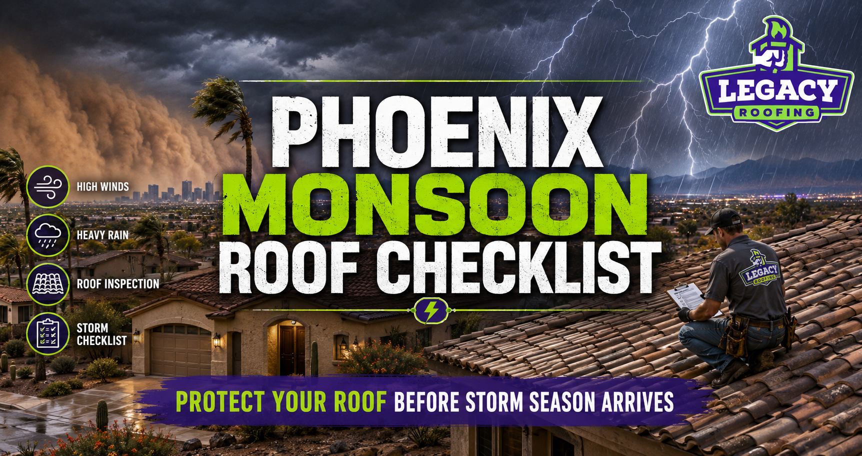The Ultimate Phoenix Monsoon Roof Checklist