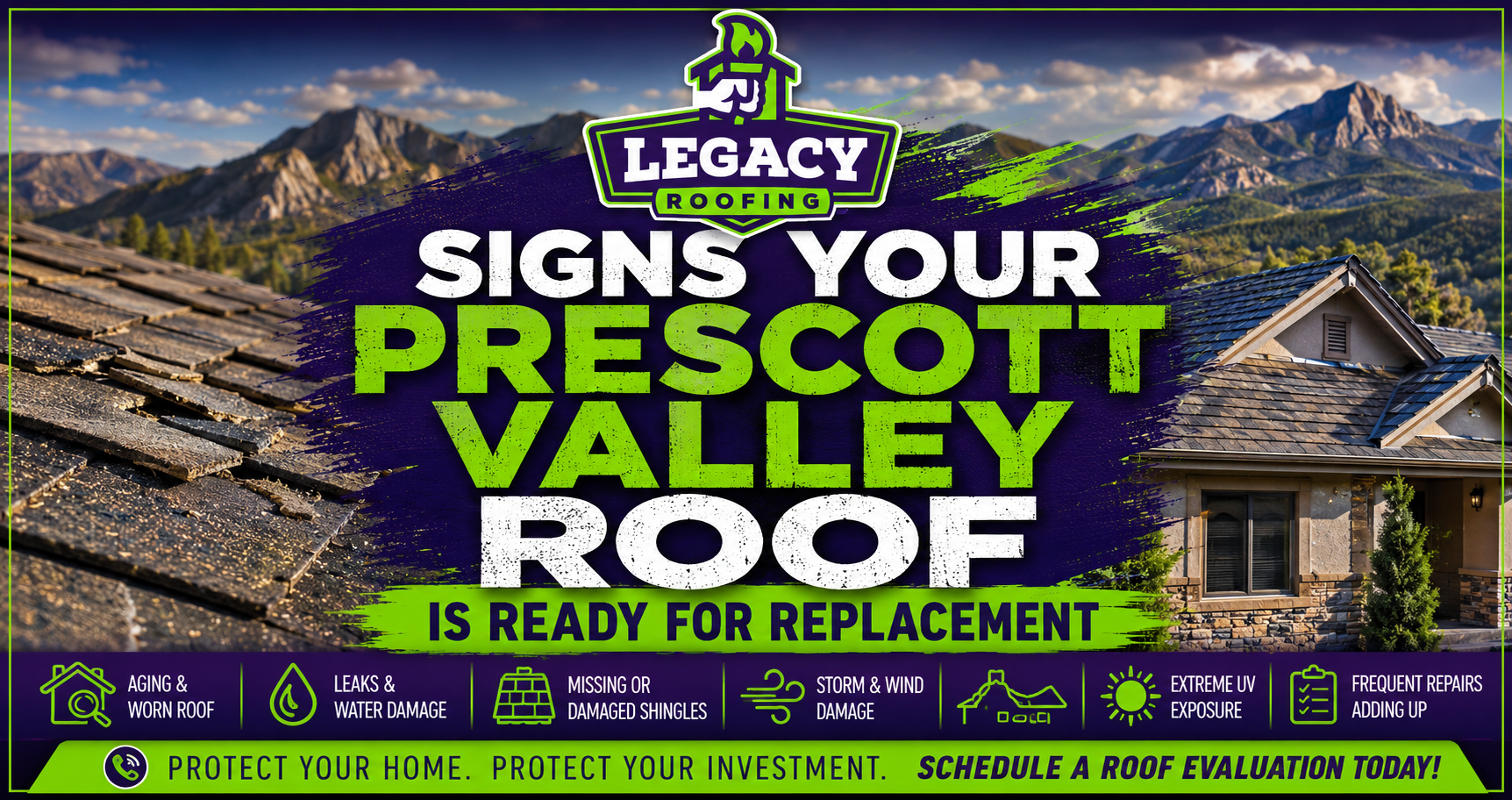 Signs Your Prescott Valley Roof Is Ready for Replacement